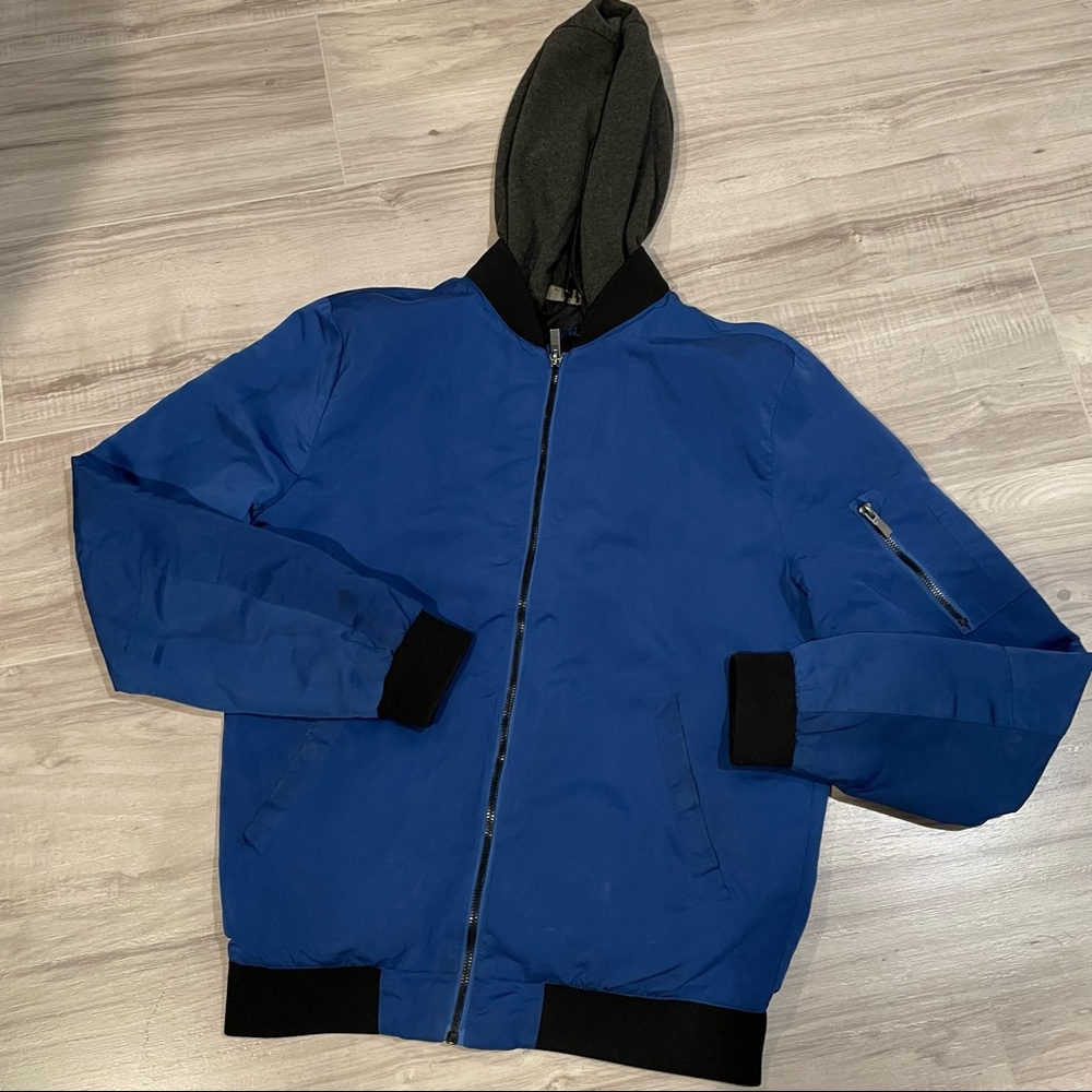 Zara Jacket in Blue Size Small